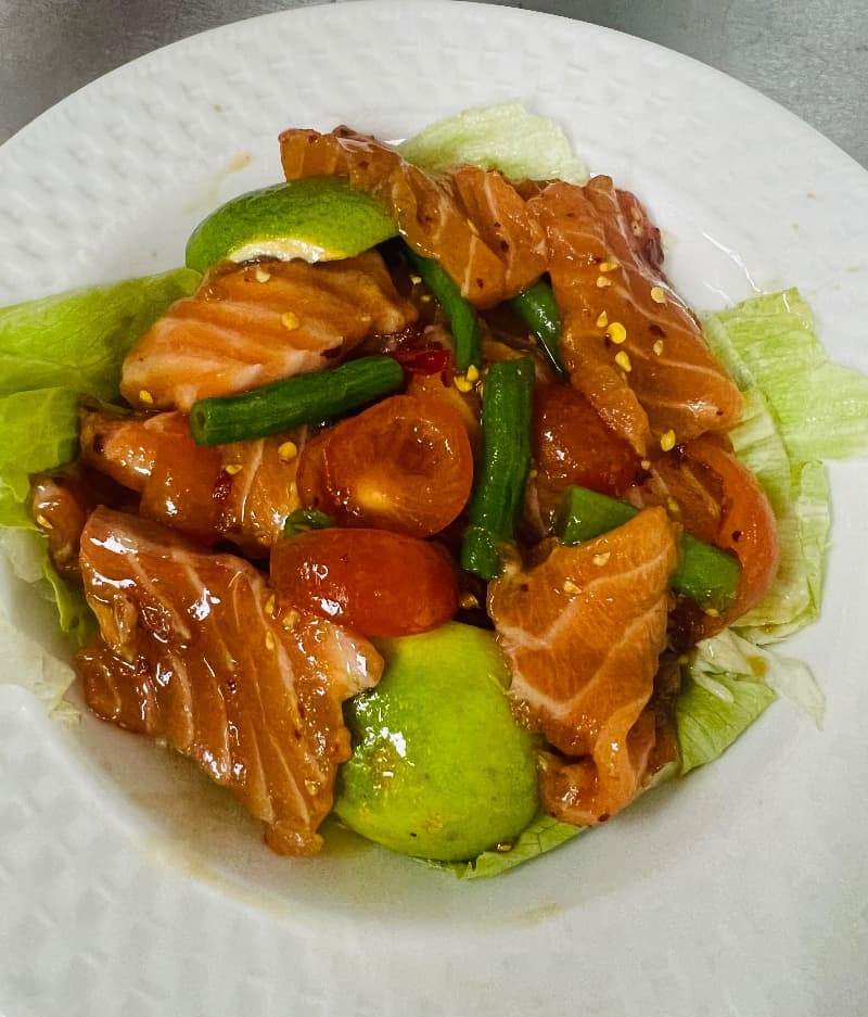 Spicy Salmon Salad