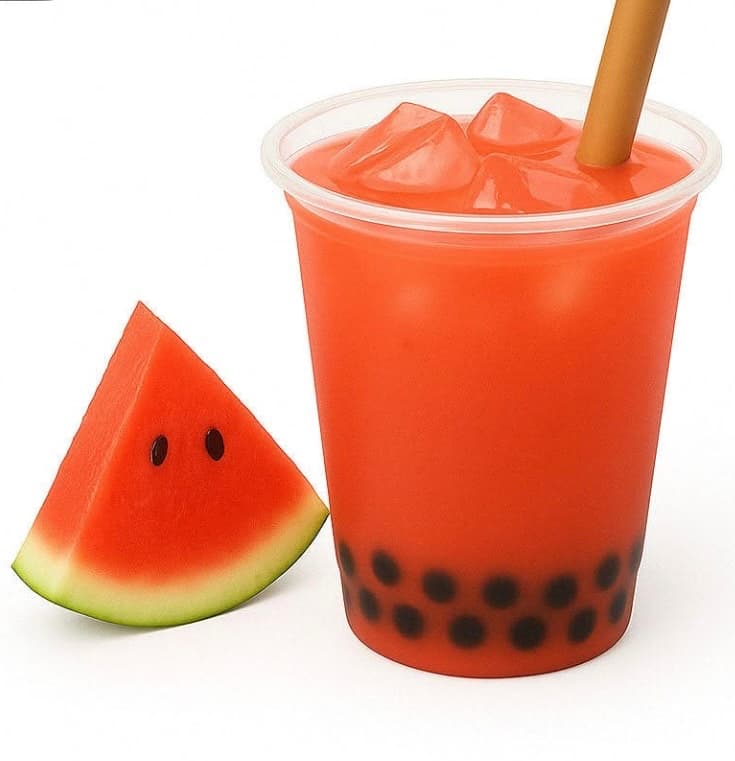 Watermelon Boba